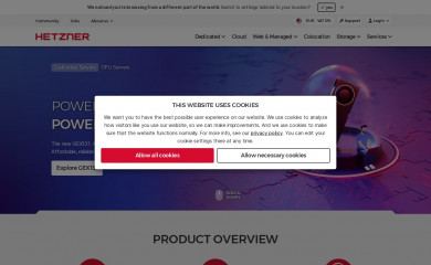 Hetzner screenshot